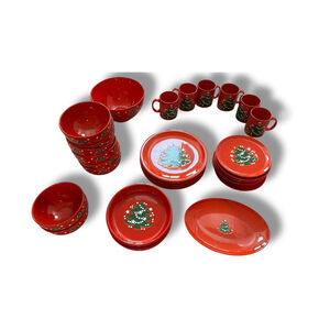 Vintage Waechtersbach Christmas Tree Ceramic Collection Huge Lot!